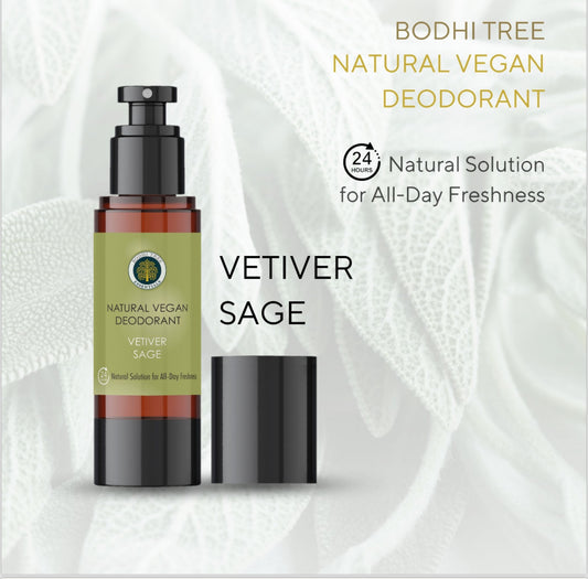 Bodhi Tree Vegan Deodorant Vetiver Sage Spray