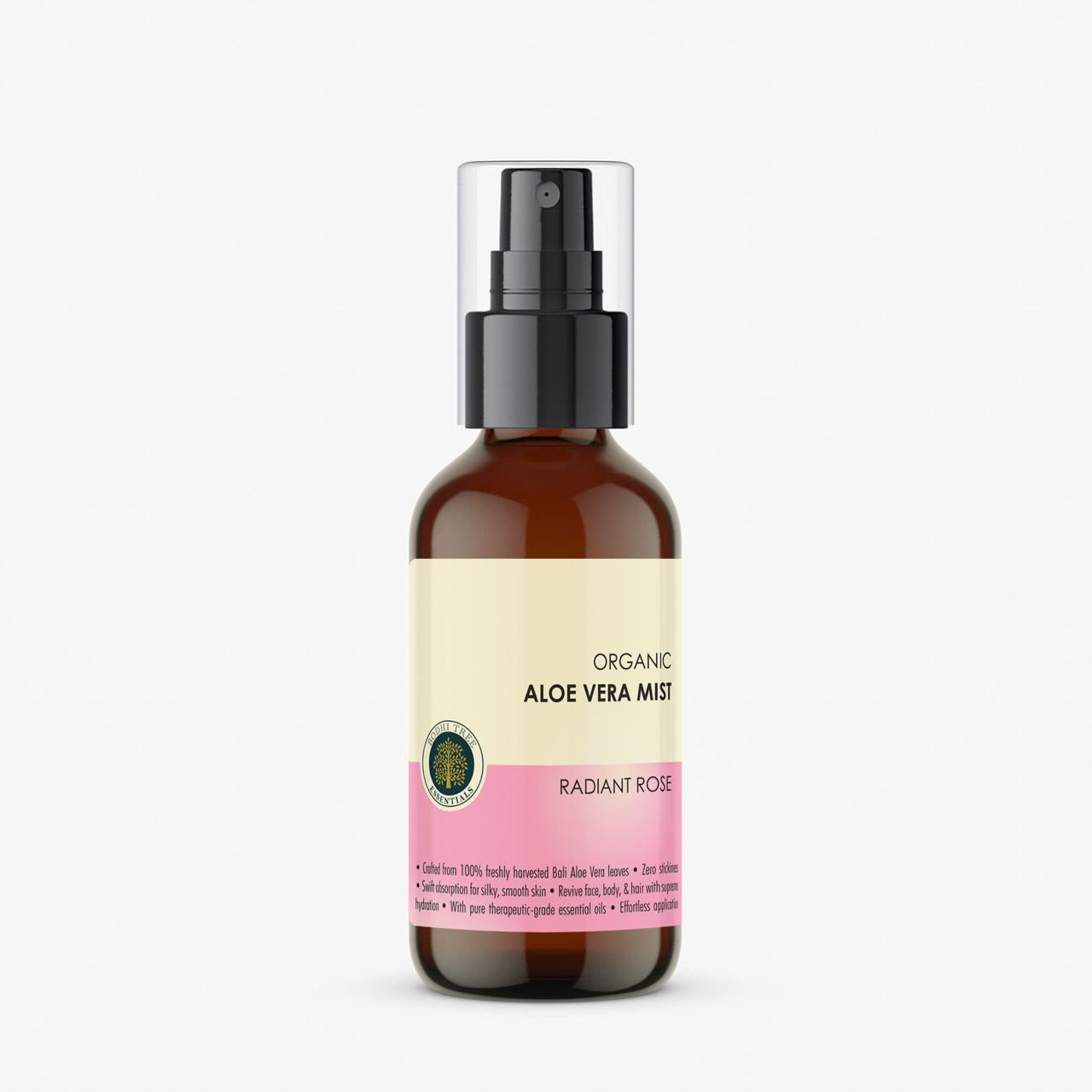 Organic Aloe Vera Mist - Radiant Rose