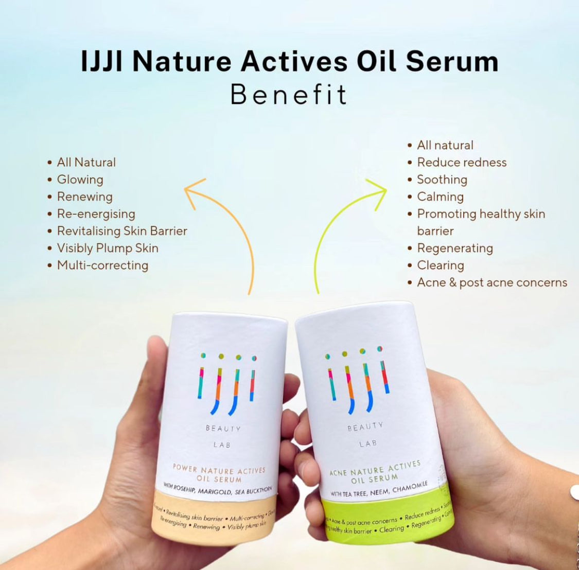 IJJI Flower Nature Actives Oil Serum