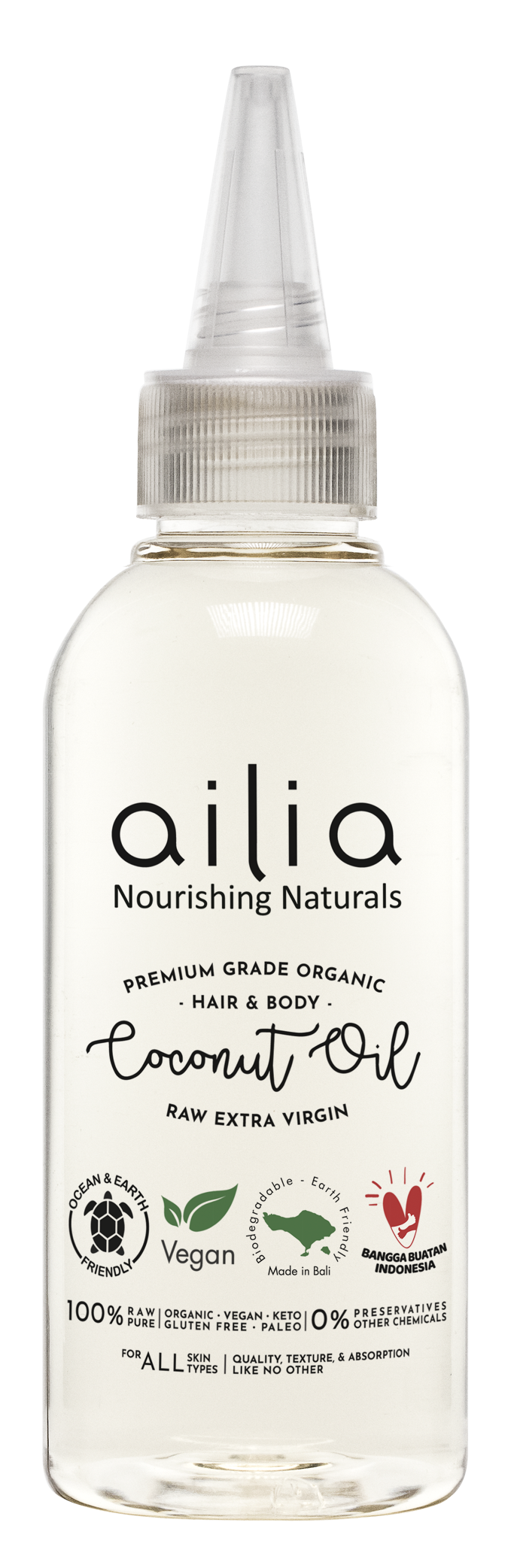 ailia Raw Hair & Body Extra Virgin Coconut Oil